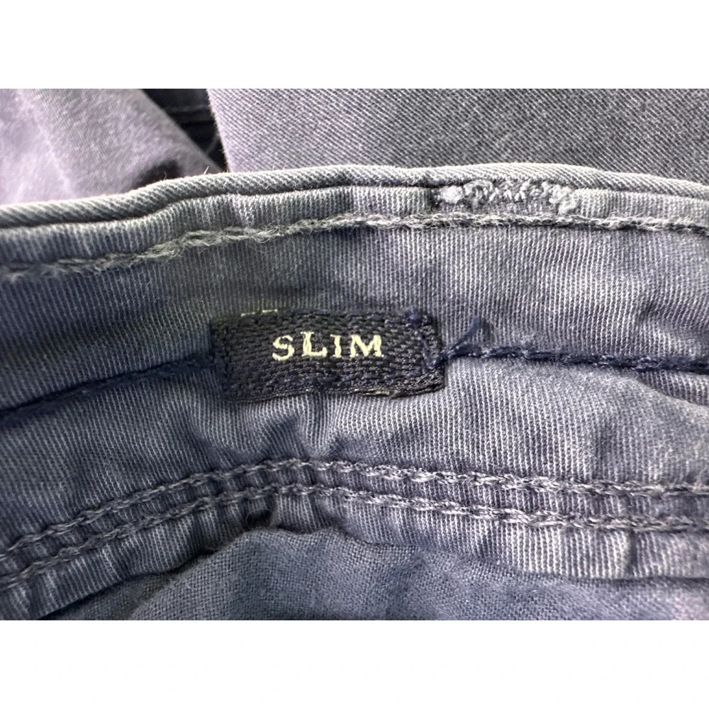 American Eagle Outfitters Men's Slim Fit‎ Flex Chino Shorts Navy Size 28